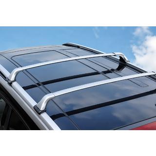 Barras transversales de techo grises para raíles OEM (con llave, aluminio) Toyota Highlander 2013-2019