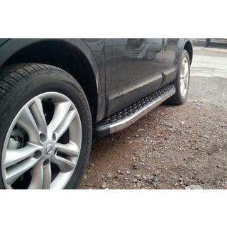 Estribos Laterales BlackLine (2 uds, Aluminio) Nissan Qashqai 2007-2010 foto 2