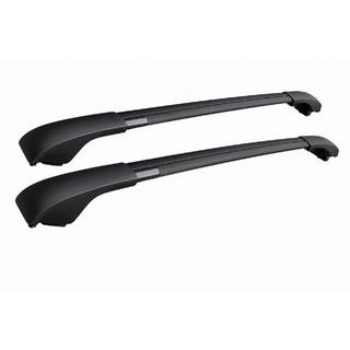 Barras transversales de techo negras para raíles OEM (Aluminio) Jeep Renegade 2014-