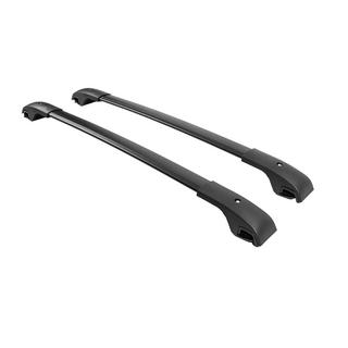 Barras transversales de techo negras para raíles OEM (Aluminio) Jeep Renegade 2014- foto 2