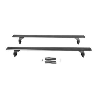 Barras transversales de techo negras OEM (con cerradura, aluminio) foto 2