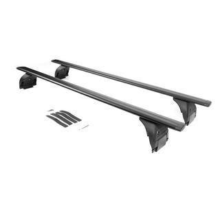 Barras transversales de techo negras OEM (con cerradura, aluminio) foto 3