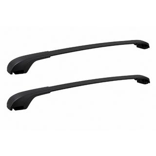 Barras transversales de techo negras para raíles OEM V1 (Aluminio) Ford Bronco Sport 2020–
