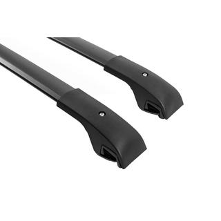 Barras transversales de techo negras para raíles OEM V1 (Aluminio) Ford Bronco Sport 2020– foto 4