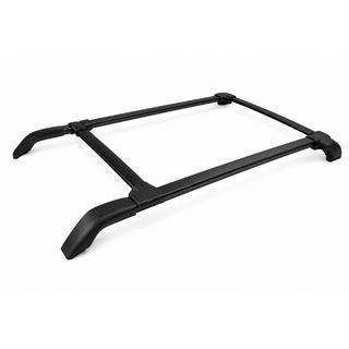 Raíles de techo con barras transversales negros OEM V1 (Aluminio)
