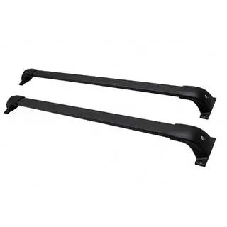 Barras transversales de techo negras para raíles OEM (Aluminio)