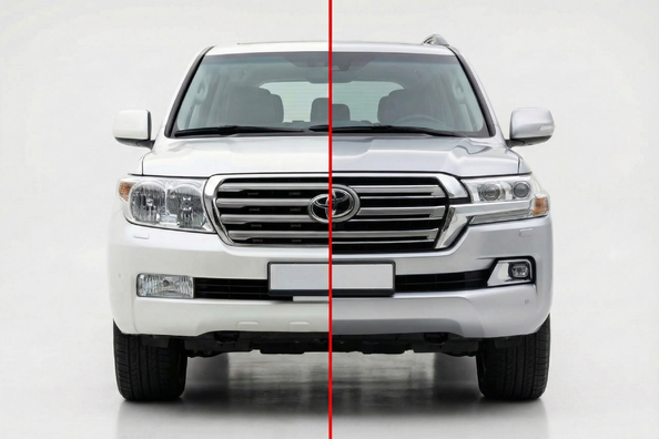 Restyling Toyota Land Cruiser 200 2007–2015 a 2016+: cambios y qué incluye el kit