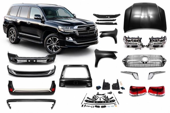 Qué incluye y qué no incluye el kit de restyling del Toyota LC200