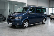 Volkswagen T5 2010-2015 Estribos Laterales BlackLine (2 uds, Aluminio) Batalla Larga foto 2