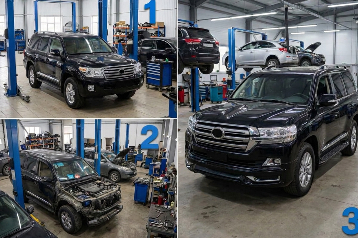 ¿Encaja el kit de restyling LC200 en los anclajes OEM? Holguras, prueba y pintura