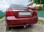 Chevrolet Aveo T250 2005-2011 Moldura Trasera Acero Inoxidable foto 1