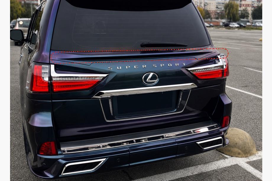 Lexus LX570/450d 2008-2022 Alerón para coches modificados 2019 (tamaño medio) Foto 1