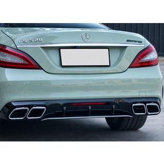 Difusor trasero con colas de escape cromadas (2015-2018, Diseño GT63) foto 3