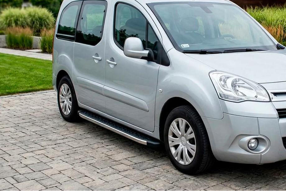 Peugeot Partner Tepee 2008-2018 Estribos Laterales BlackLine (2 uds, Aluminio) Image