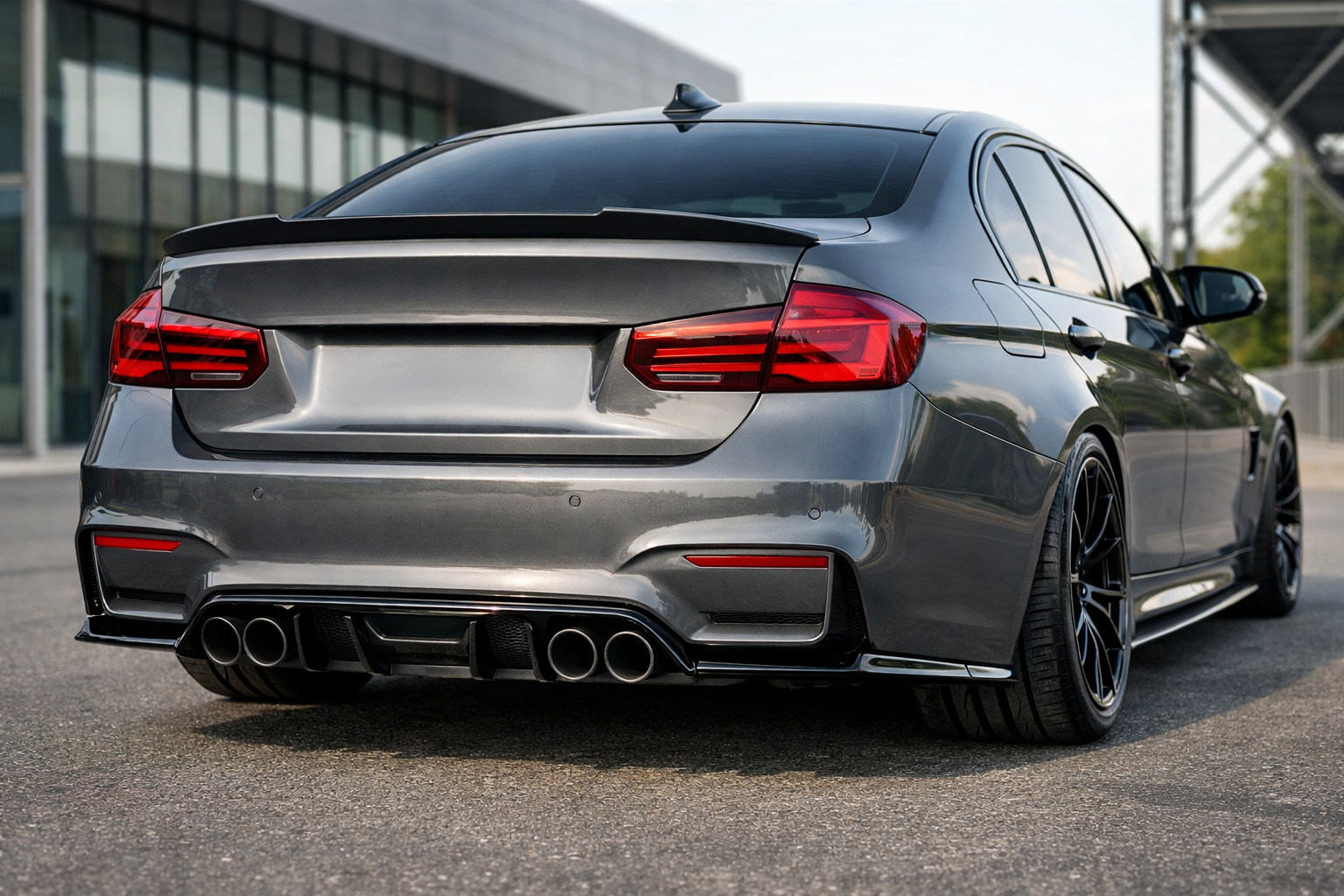 Cómo instalar correctamente un difusor en un BMW