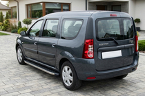 Dacia Logan MCV 2004-2014 Estribos Laterales BlackLine (2 uds, Aluminio) foto 3