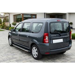 Estribos Laterales BlackLine (2 uds, Aluminio) Dacia Logan MCV 2004-2014 foto 3