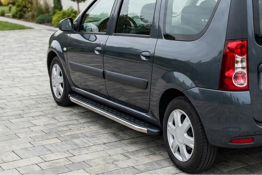 Dacia Logan MCV 2004-2014 Estribos Laterales BlackLine (2 uds, Aluminio) Image