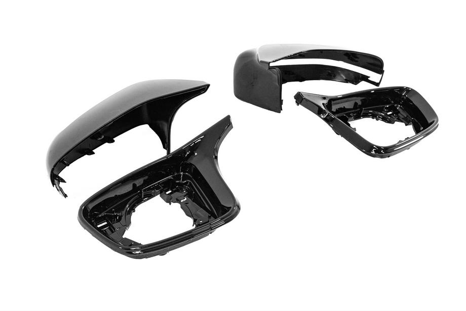 BMW Serie 5 G30/G31 2017–2023 Carcasas de retrovisor con marcos M-Look (2 uds) Foto 8