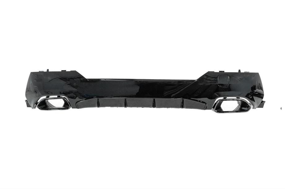 BMW 4 Series G22/23/26 2020- Difusor trasero de paragolpes con colas de escape (para G22/G23 M-Sport) Foto 2