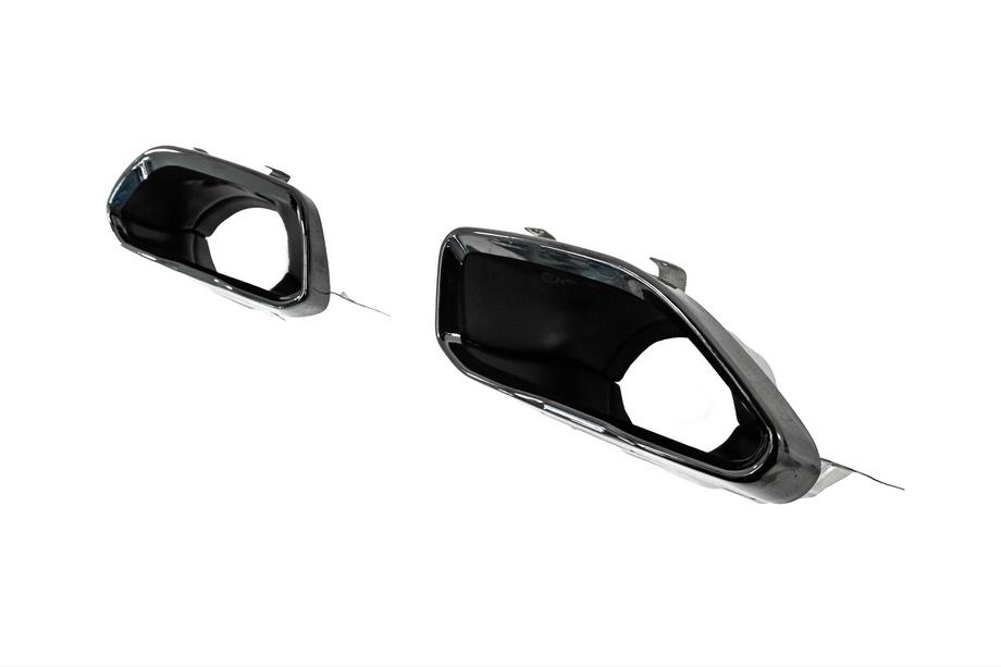 BMW 4 Series G22/23/26 2020- Difusor trasero de paragolpes con colas de escape (para G22/G23 M-Sport) Foto 9