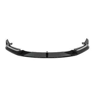Lip spoiler del paragolpes delantero (negro brillo) foto 1