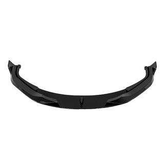 Lip spoiler del paragolpes delantero (negro brillo) foto 2