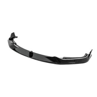 Lip spoiler del paragolpes delantero (negro brillo) foto 4