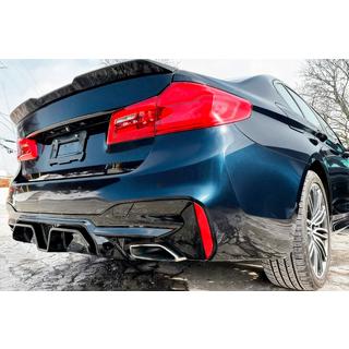 Difusor de parachoques trasero CS-Style (para M-Sport/M5 F90, ABS) foto 2