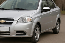 Chevrolet Aveo T250 2005-2011 Cubiertas de Espejos (2 uds., Acero Inoxidable) foto 3
