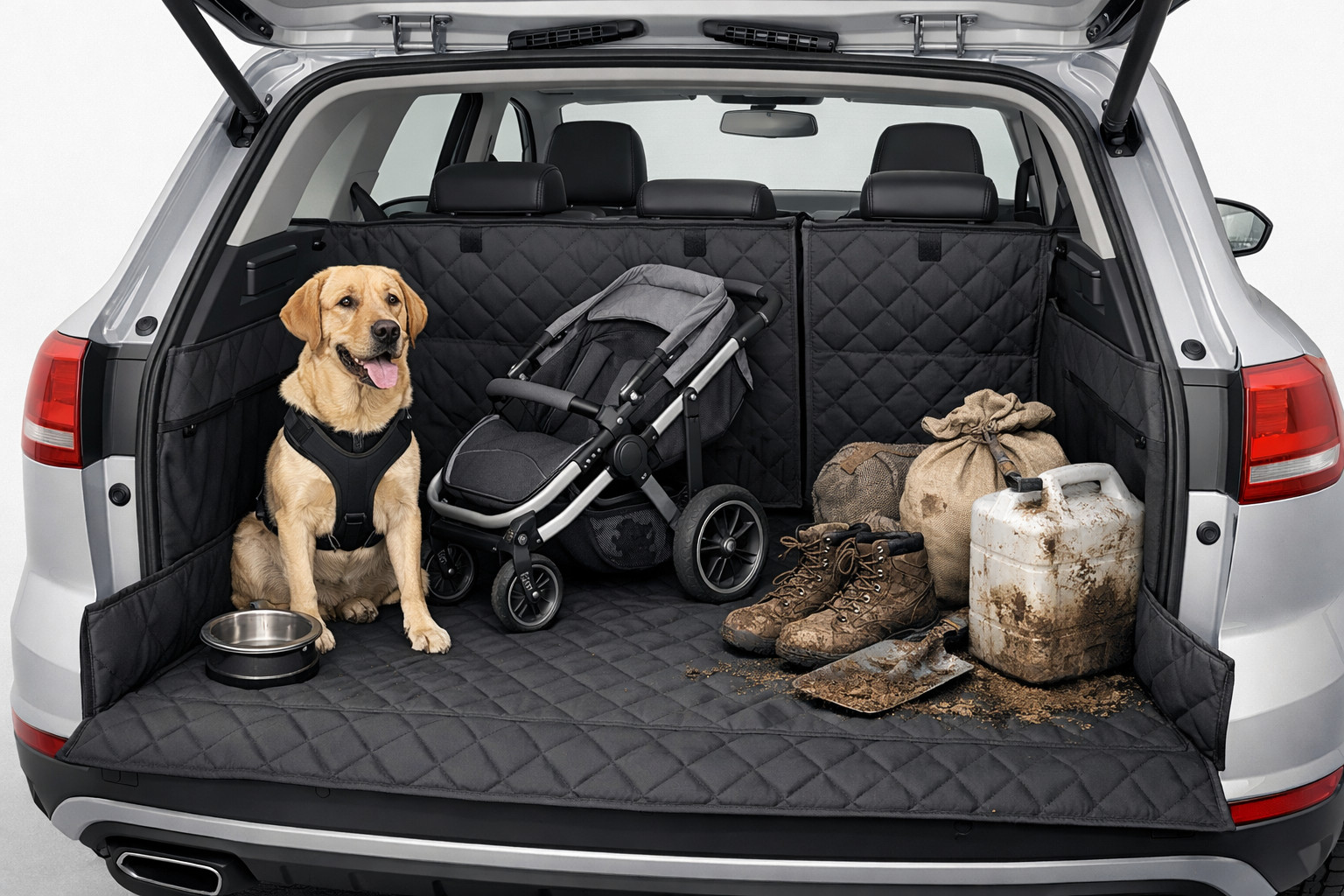 Alfombrilla de maletero para perro, carrito y carga sucia: ¿cuál elegir?