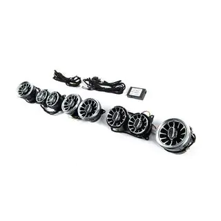 Deflectores de salidas de aire LED (2018-2022, 64 colores) Mercedes S-class W222 2013-2022 foto 3