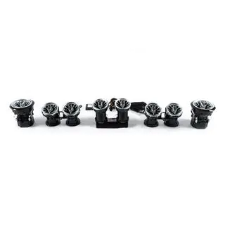 Deflectores de ventilación LED (64 colores) Mercedes E-class W213 2016-2023 foto 3