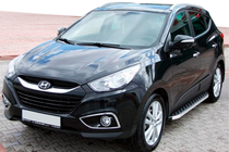 Hyundai IX-35 2010-2015 Estribos Laterales BlackLine (2 uds, Aluminio) foto 1