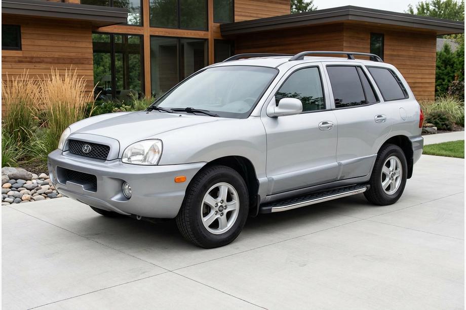 Hyundai Santa Fe 1 2000-2006 Estribos Laterales BlackLine (2 uds, Aluminio) Image
