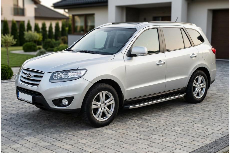 Hyundai Santa Fe 2 2006-2012 Estribos Laterales BlackLine (2 uds, Aluminio) Image