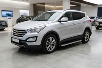 Hyundai Santa Fe 3 2012-2018 Estribos Laterales BlackLine (2 uds, Aluminio) foto 1