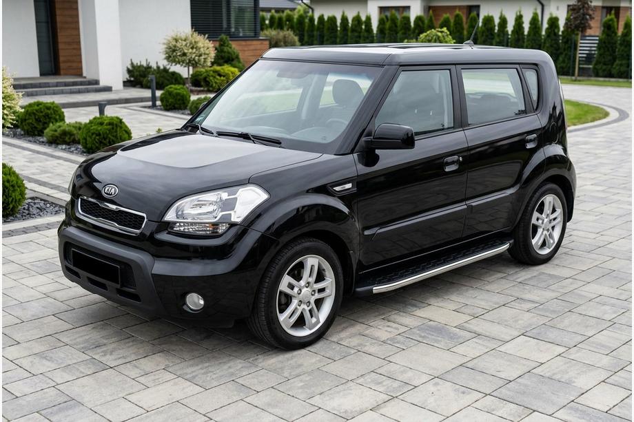 Kia Soul I 2008-2013 Estribos Laterales BlackLine (2 uds, Aluminio) Image