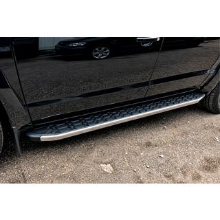 Estribos Laterales BlackLine (2 uds, Aluminio) Volkswagen Amarok 2010-2022 foto 1