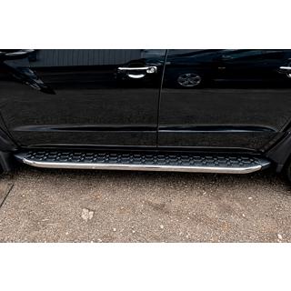 Estribos Laterales BlackLine (2 uds, Aluminio) Volkswagen Amarok 2010-2022 foto 2