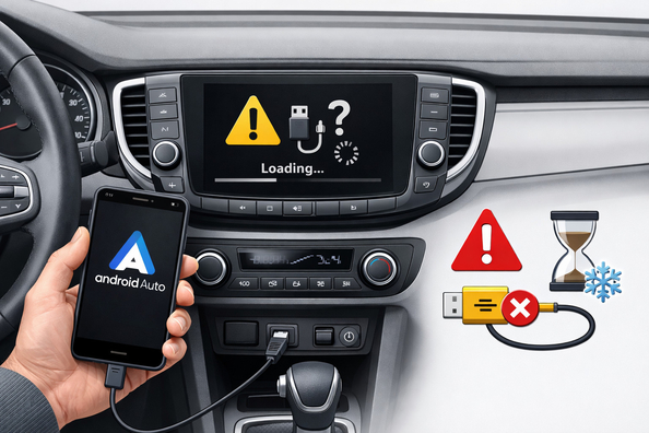 Por qué Android Auto no funciona o se queda congelado