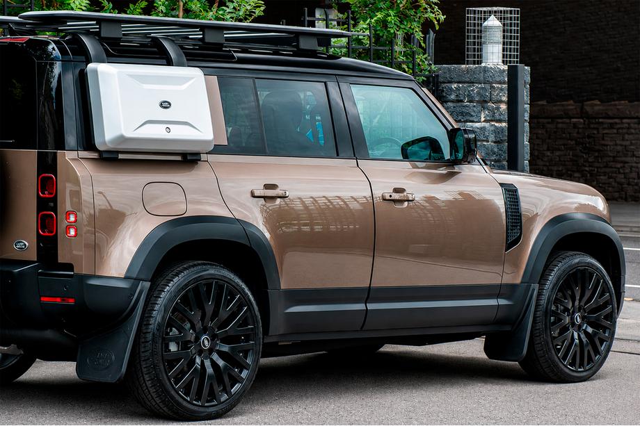 Land Rover Defender 2019- Aletines ensanchadores (Bushwacker, 6 uds., negro mate) Image