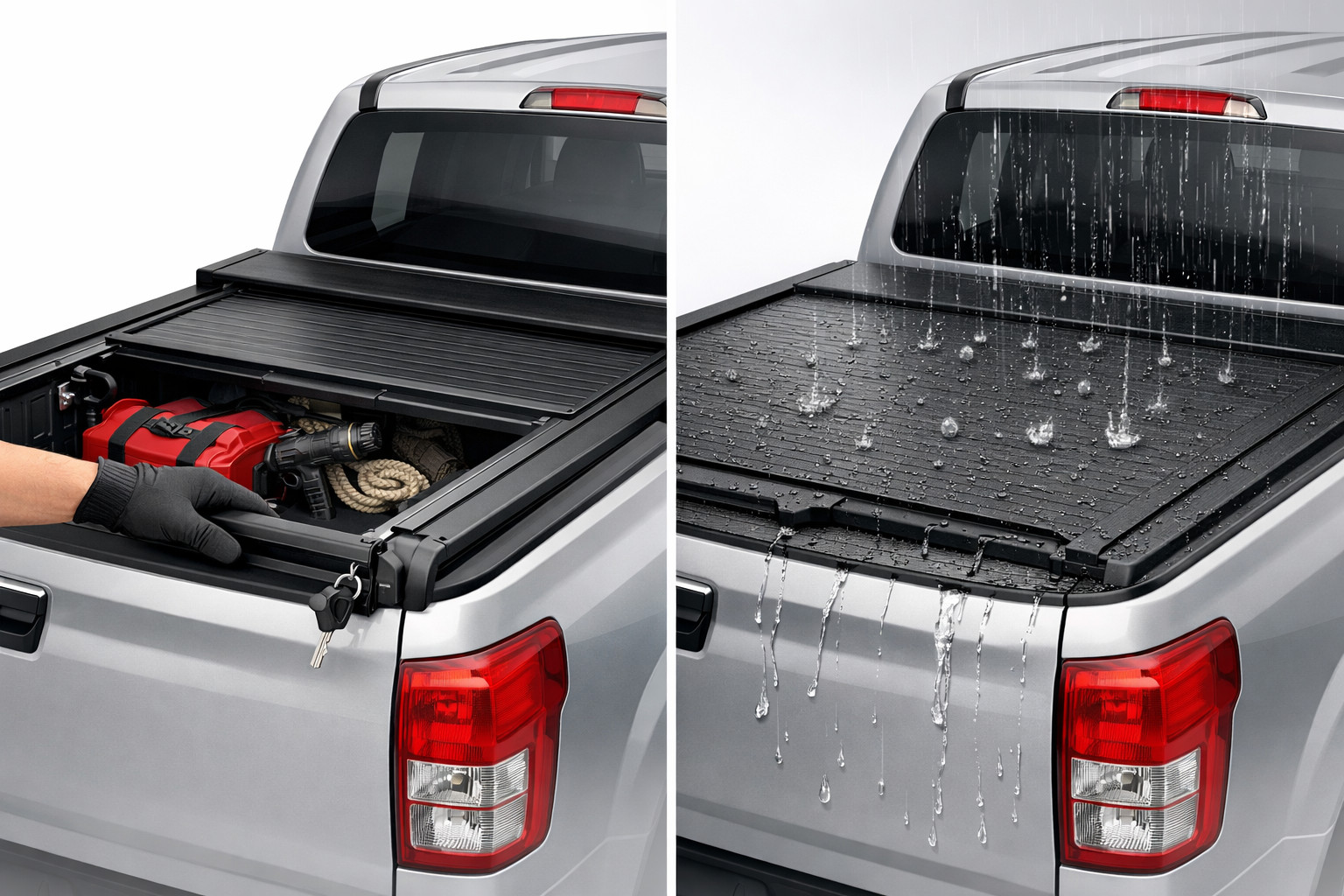 Cubierta para caja de pickup: ¿protege la carga de lluvia y robo?