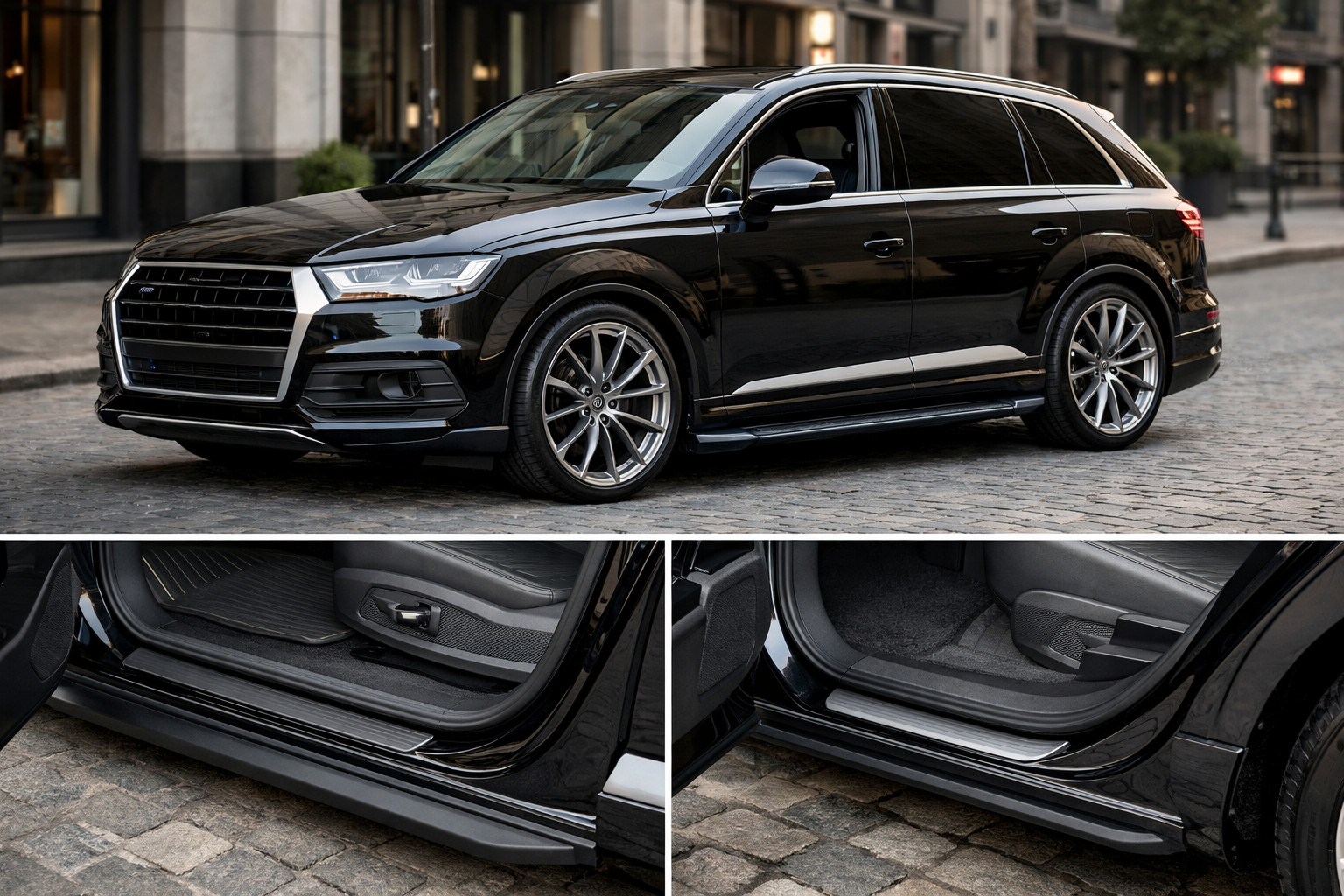 Upgrade inicial del Audi Q7 para ciudad: altura, confort y estribos limpios