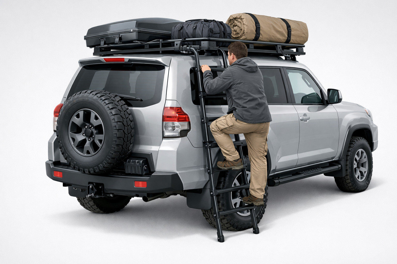 Escalera para 4x4: cuándo es realmente necesaria para acceder al techo
