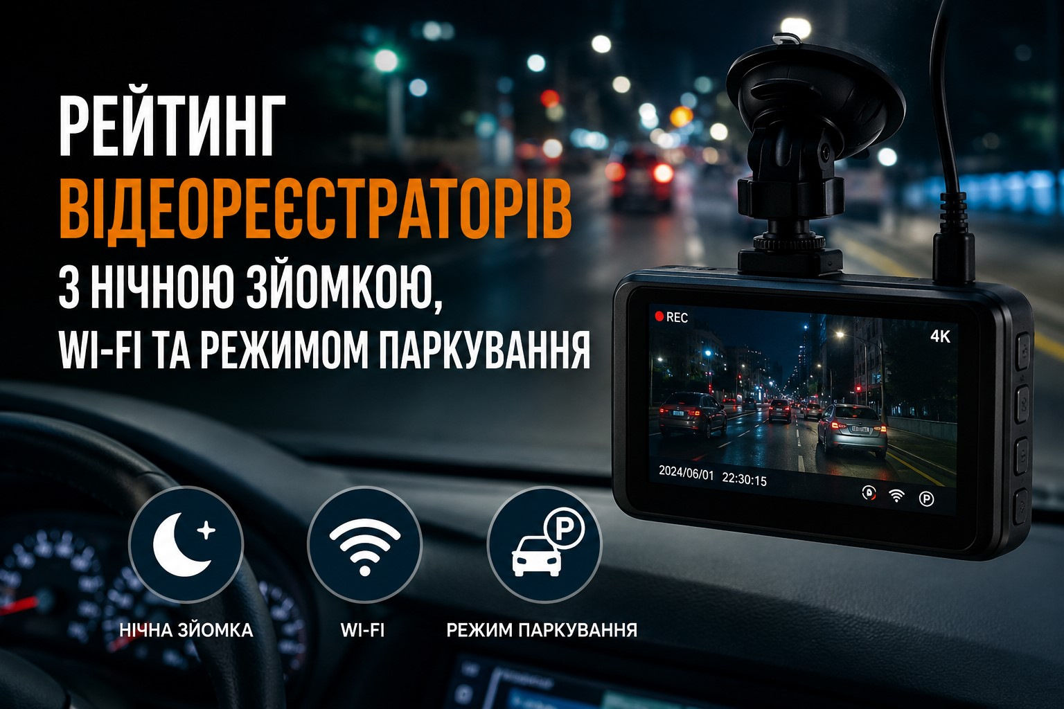 Ranking de dashcams: visión nocturna, Wi‑Fi y modo parking