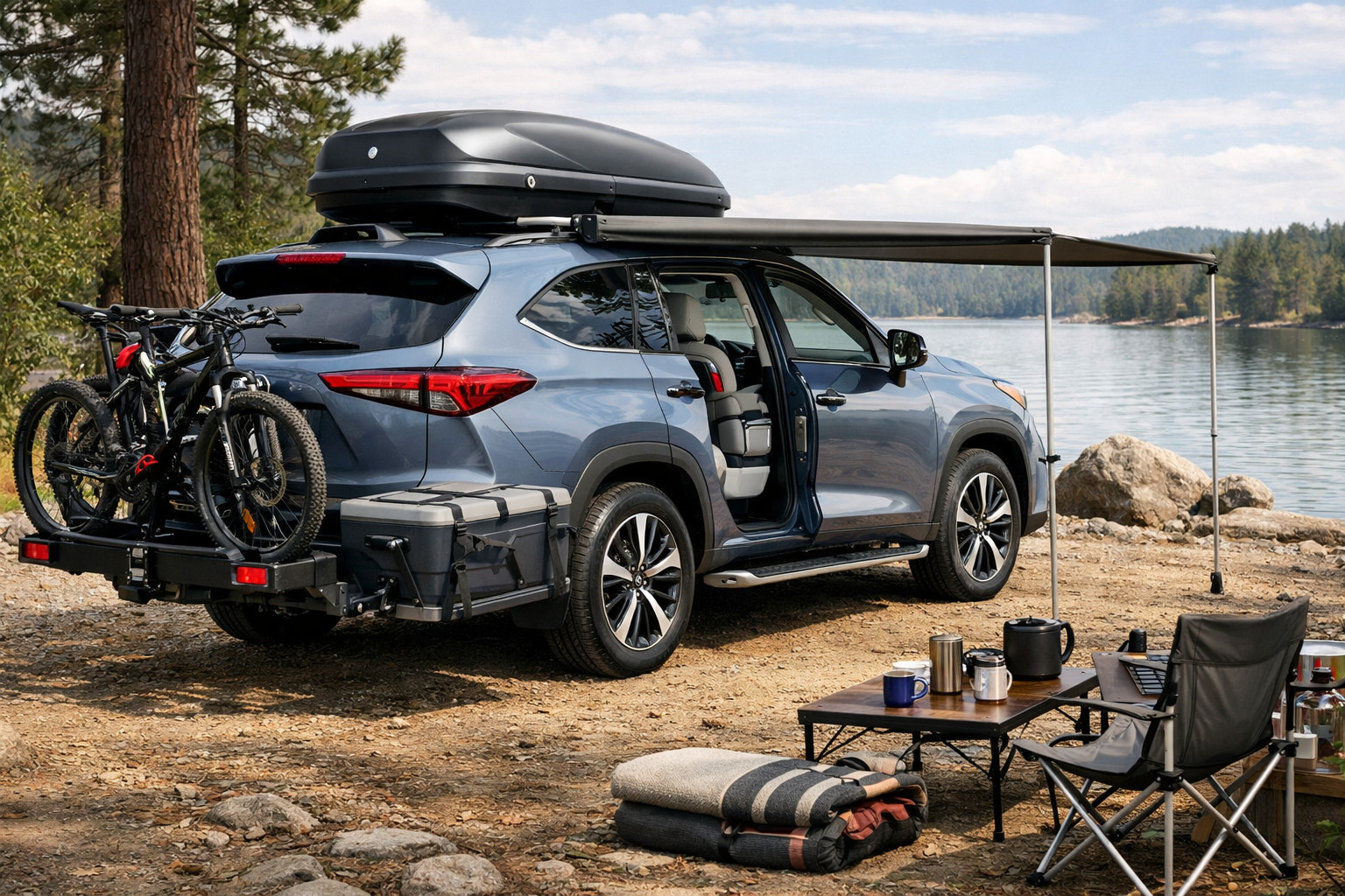 Paquete de mejoras del Toyota Highlander para la familia y viajes largos