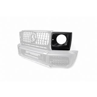 Moldura de faro izquierda (párpado, para vehículos con kit de restyling instalado) Mercedes G class W463 1990-2018 foto 2