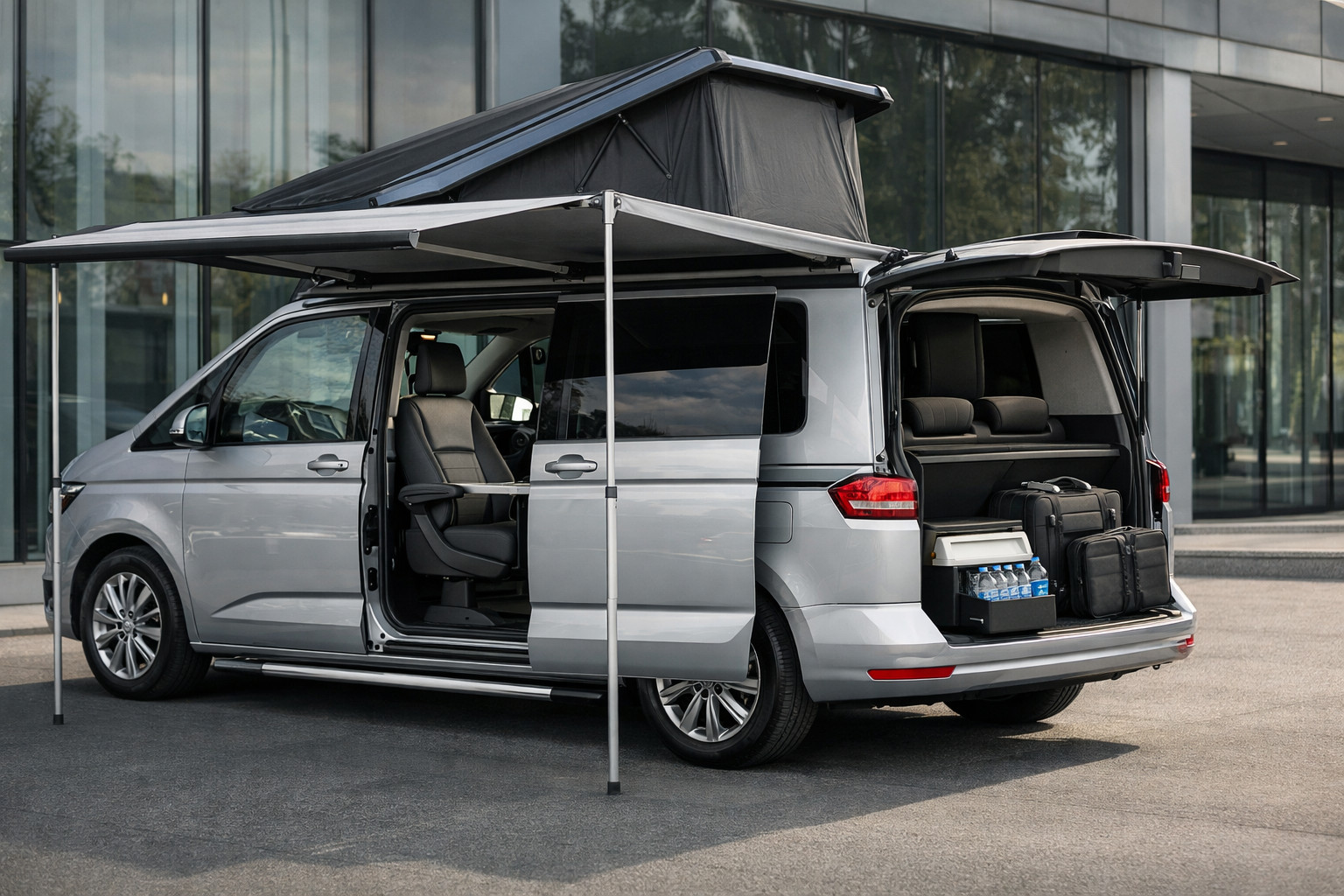 Paquete de mejoras Volkswagen Caravelle T7 para empresa y pasajeros