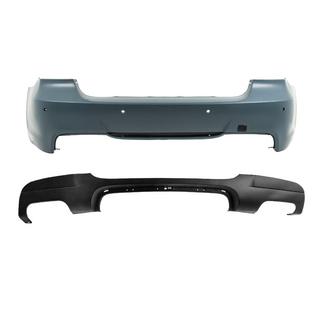 Paragolpes trasero con difusor para doble salida de escape a ambos lados M-Sport (para E90 2008-2011) BMW 3 Series E90/E91 2005-2011